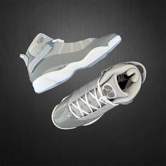 ✔️New✔️ NIKE Air Jordan 6 Rings Cool Grey/White